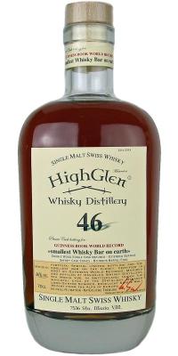 HighGlen 46 Limited Bottling Double Wood Cask Smallest Whisky Bar on Earth 46% 700ml