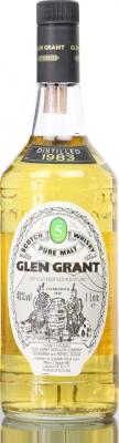 Glen Grant 1983 Seagram Italia S.p.A 40% 1000ml