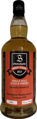 Springbank Whisky School 2023 Bourbon Sherry Sauternes Port Rum 56.4% 700ml