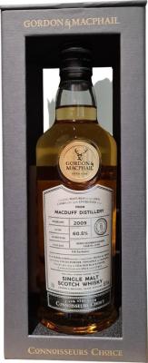 Macduff 2009 GM Connoisseurs Choice Cask Strength Refill Bourbon Barrel U.K. Exclusive 60.5% 700ml