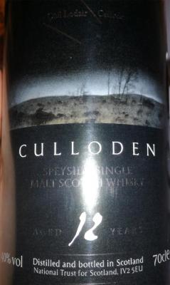 Culloden 12yo National Trust for Scotland 40% 700ml