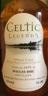 Dallas Dhu 1979 LG Celtic Legends Hogshead 1400 52% 700ml