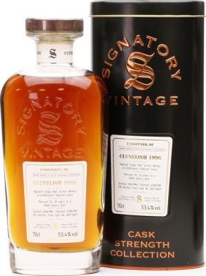 Clynelish 1996 SV Cask Strength Collection Refill Sherry Butt 6521 (part) 1st Anniversary of Fassstark.de 53.4% 700ml