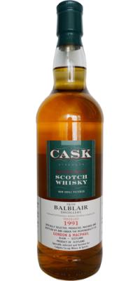 Balblair 1991 GM Refill American Hogshead #3368 Co-Op Wines & Spirits 54.5% 700ml