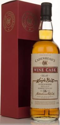 Bowmore 1997 CA Wood Range Wine Cask 54.8% 700ml