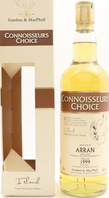 Arran 1999 GM Connoisseurs Choice Refill Sherry Hogsheads 43% 700ml