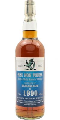 Highland Park 1990 BSL Res Non Verba Butt #9364 A Wilson 53% 700ml