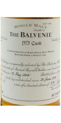 Balvenie 1973 49.7% 750ml