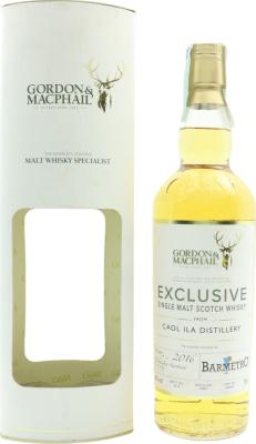 Caol Ila 2004 GM Exclusive Milano Whisky Festival & Barmetro Refill American Hogshead #306662 46% 700ml