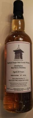 Ben Nevis 1996 WhB Sherry Butt #72 54.2% 700ml