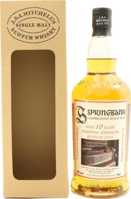 Springbank 10yo Marrying Strength Bourbon 49% 700ml