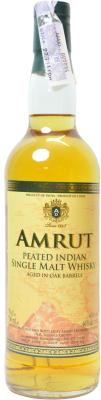 Amrut Peated Indian Oak Barrel Batch 33 46% 700ml