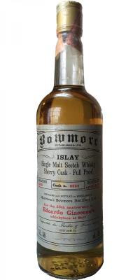 Bowmore 1969 #6638 Dott. Luigi Veronelli 58% 750ml