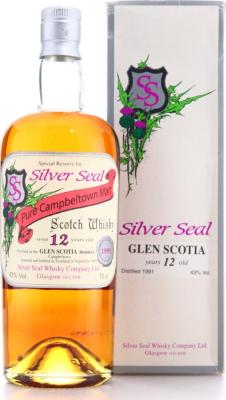 Glen Scotia 1991 SS Pure Campbeltown Malt 12yo 43% 700ml