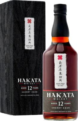 Hakata 12yo Distillery Bottling Sherry Cask 42% 700ml