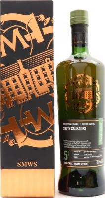 Paul John 2015 SMWS 134.10 Sooty sausages Refill Ex-Bourbon Barrel 58.7% 700ml