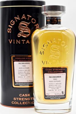 Inchmurrin 1993 SV Cask Strength Collection #2855 52.4% 700ml