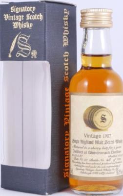 Glendronach 1987 SV Vintage Collection Dumpy Sherry Butt #57 58.5% 700ml