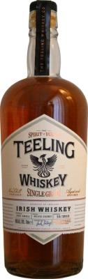 Teeling Single Grain Californian Cabernet Sauvignon Wine Barrels 46% 700ml