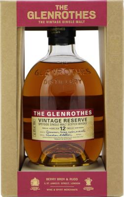 Glenrothes 12yo Vintage Reserve 40% 700ml