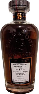 Secret Speyside 2005 SV Cask Strength Collection 1st Fill Oloroso Sherry Butt 57.6% 700ml