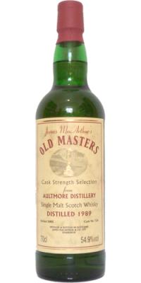 Aultmore 1989 JM Old Masters Cask Strength Selection #726 54.9% 700ml