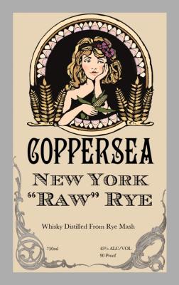 Coppersea New York Raw Rye 45% 750ml