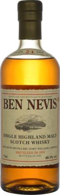 Ben Nevis 1974 Fort William Limited 60.5% 750ml