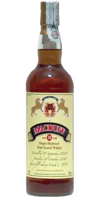 Macduff 2000 HSC Glu Glu 2000 Malt Whisky Club First Fill Sherry Cask #5579 46% 700ml
