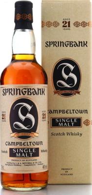 Springbank 21yo Sherry Lateltin Lanz Ingold AG 46% 700ml
