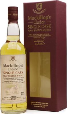 Tamdhu 1989 McC Single Cask Refill Hogshead #4127 43% 700ml