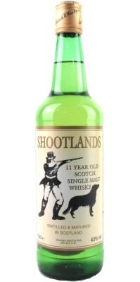 Shootlands 11yo Scotch Single Malt Whisky Traditional Oak Casks 43% 700ml