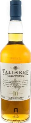 Talisker 10yo The Only Single Malt Scotch Whisky From the Isle of Skye 45.8% 750ml
