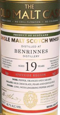 Benrinnes 2000 HL The Old Malt Cask Bourbon Barrel 48.7% 700ml