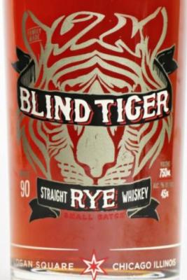 Blind Tiger Straight Rye 45% 750ml