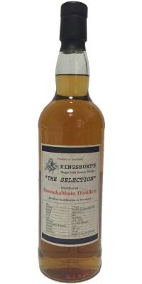 Bunnahabhain 2001 Kb The Selection Puncheon 1266, 3694 43% 700ml