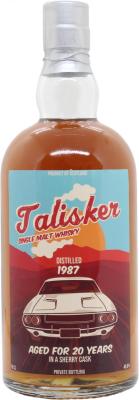 Talisker 1987 UD Sherry Cask Private Bottling 49.6% 700ml