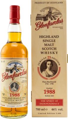 Glenfarclas 1988 Edition #25 Flora MacDonald Oloroso Sherry Casks 46% 700ml