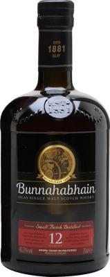 Bunnahabhain 12yo Small Batch Distilled Oak Cask 46.3% 700ml