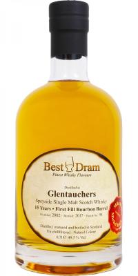 Glentauchers 2002 BD 1st Fill Bourbon Barrel 49.5% 700ml