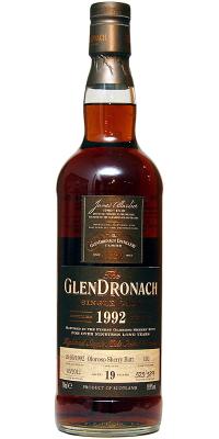 Glendronach 1992 Single Cask Oloroso Sherry Butt #192 Taiwan Exclusive 59.9% 700ml