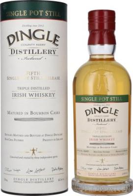 Dingle 5th Single Pot Still Release Ex-Bourbon 46.5% 700ml