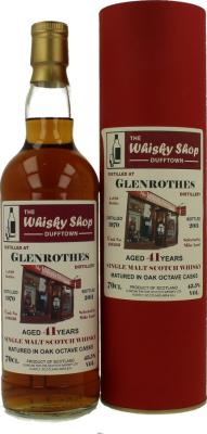 Glenrothes 1970 DT #491630 The Whisky Shop Dufftown 43.5% 700ml