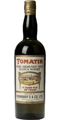 Tomatin 9yo Pure Highland Malt Scotch Whisky Kennaway's & Co. Ltd 40% 750ml