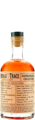 Buffalo Trace 1996 Experimental Collection Hot Box Toasted Barrel American Oak Barrels 45% 375ml