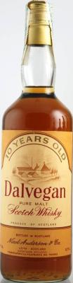 Dalvegan 10yo Pure Malt Scotch Whisky 43% 750ml