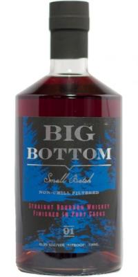 Big Bottom Small Batch Port Cask Port Cask American White Oak Port Cask Finish 45.5% 750ml