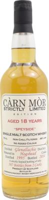 Glenallachie 1995 MMcK Carn Mor Strictly Limited Edition 2 Hogsheads 46% 700ml