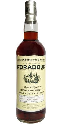 Edradour 2009 SV The Un-Chillfiltered Collection Sherry Cask #387 46% 700ml