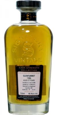 Glenturret 1986 SV Cask Strength Collection #306 48.4% 750ml